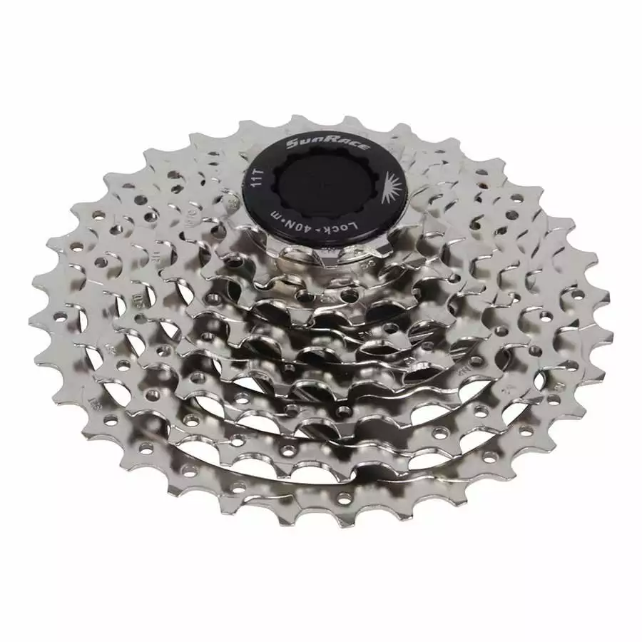 Cassettes SunRace CSM66 M6 8 Speed Cassette 1 Cassettes SunRace CSM66 M6 8 Speed Cassette