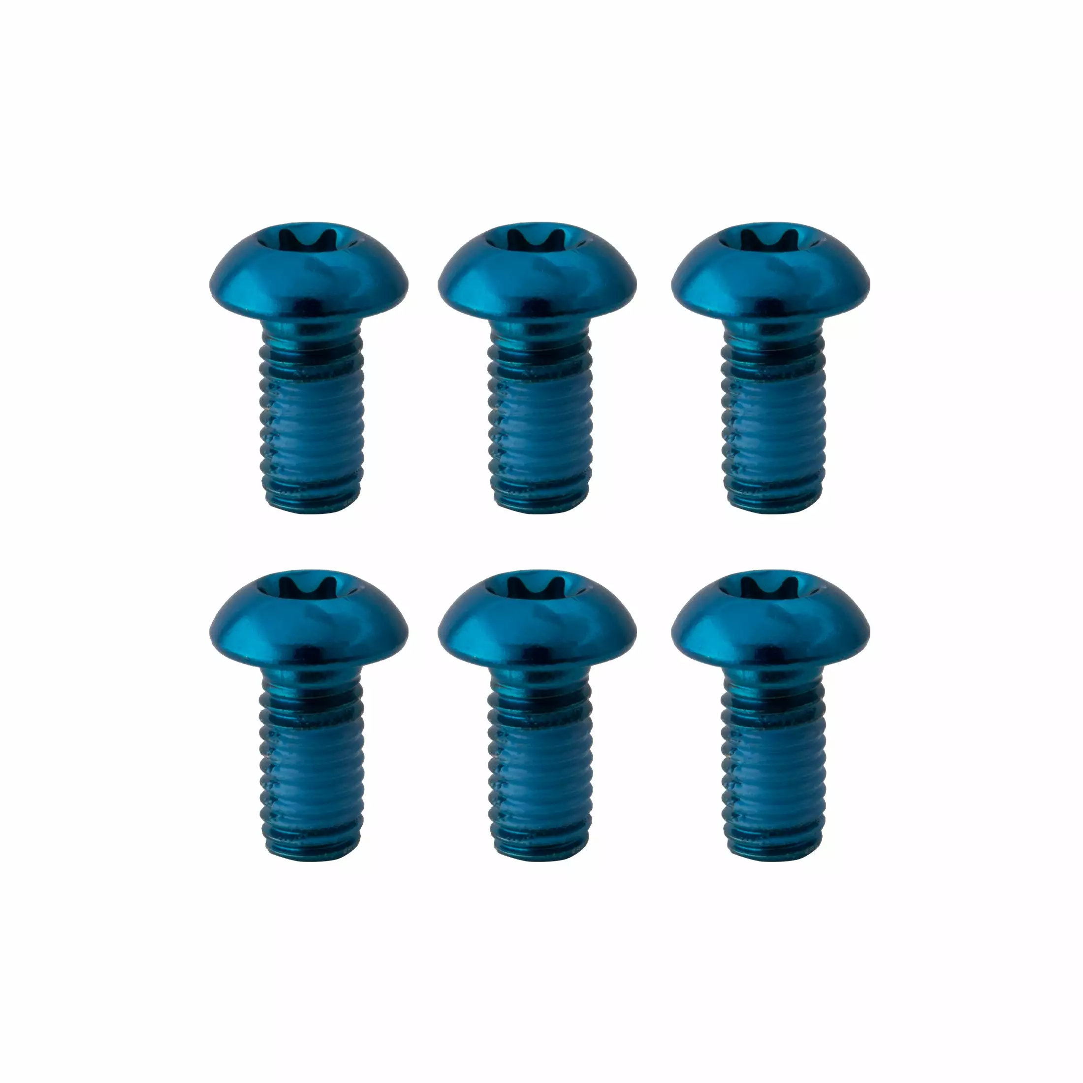 Clarks Anodized Disc Rotor Bolts 6-Bolt 4 Clarks Anodized Disc Rotor Bolts 6-Bolt