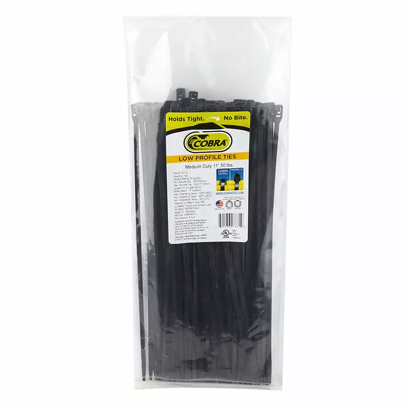 Cobra FlexRoute Low Profile Universal Cable Ties 1 Cobra FlexRoute Low Profile Universal Cable Ties