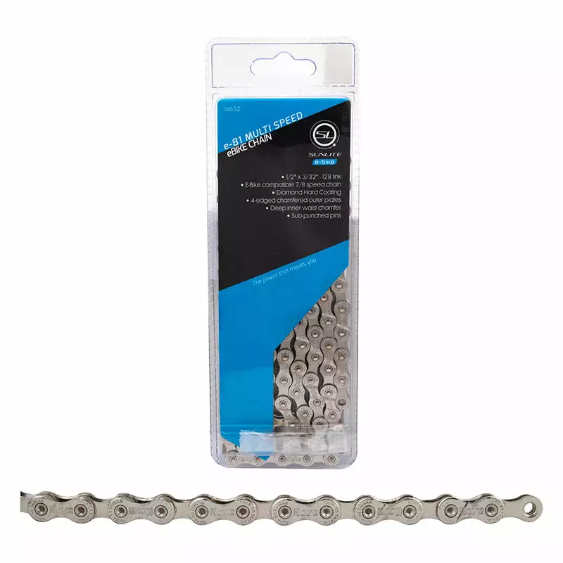Chains / Chain Guides Sunlite E81 7/8-Speed E-Bike Chain 1 Chains / Chain Guides Sunlite E81 7/8-Speed E-Bike Chain