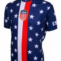 World Jerseys 1956 USA Mens Cycling Jersey