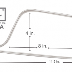 TiGr Mini+ Security Titanium Bike U-Lock Shackle W/Mounting Clip Locks