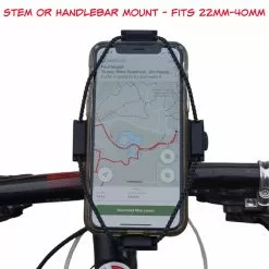 Smartphone Cases Bikase Elastokase Quick Release Phone Mount