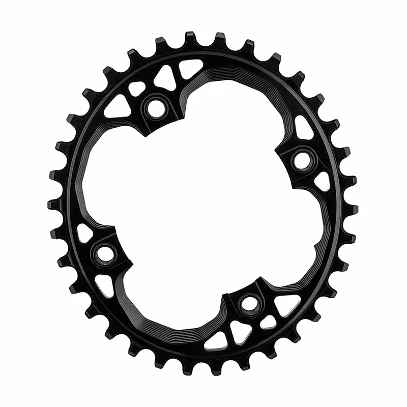 Absolute Black Oval 94 BCD 4-Bolt NW Chainring 1/9/10/11/12-Speed 3 Absolute Black Oval 94 BCD 4-Bolt NW Chainring 1/9/10/11/12-Speed