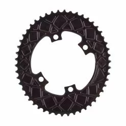 Absolute Black Oval 110mm 4-Bolt 2X Chainring 1/9/10/11/12-Speed Chainrings