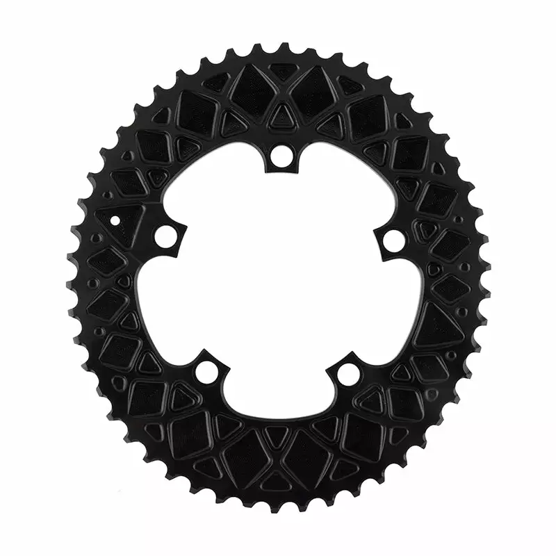 Chainrings Absolute Black Oval 110 BCD 2X Sram Chainring 1/9/10/11/12 Speed 2 Chainrings Absolute Black Oval 110 BCD 2X Sram Chainring 1/9/10/11/12 Speed