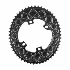 Chainrings Absolute Black Oval 110/4 BCD 2X Chainring For Shimano R9100/8000/7000