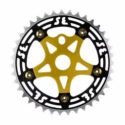 SE Bikes One Piece Alloy Chainring & Spider BMX