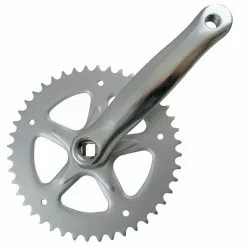 Varia Lasco Crankset 3/32" 32T Silver Square Taper