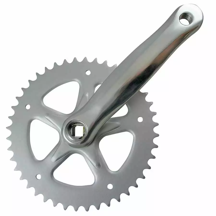 Varia Lasco Crankset 3/32" 32T Silver Square Taper 1 Varia Lasco Crankset 3/32" 32T Silver Square Taper
