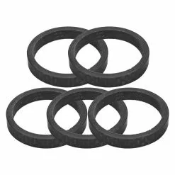 Origin8 3K Carbon Fiber Headset Spacers 5-Pack Headsets