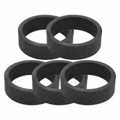 Origin8 3K Carbon Fiber Headset Spacers 5-Pack Headsets