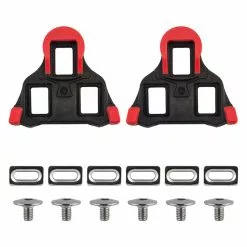 Origin8 Split 0 Degree Fixed Shimano SPD-SL Cleats Red