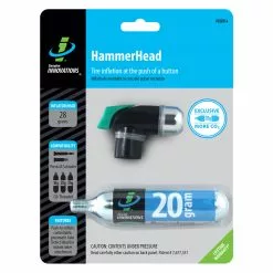 Pumps And CO2 Genuine Innovations Hammerhead CO2 Bike Tire Inflator