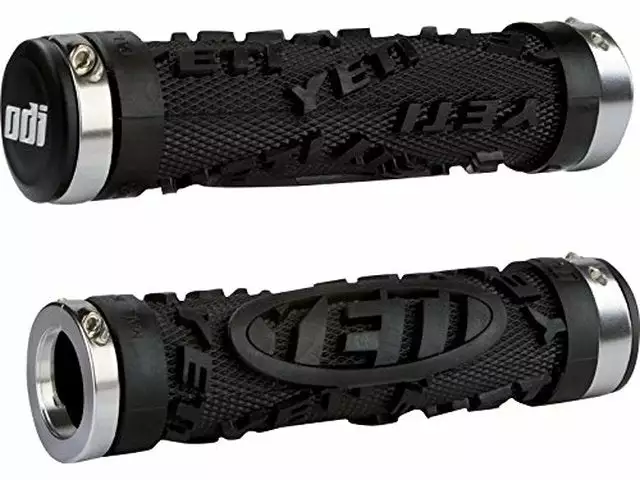 Yeti Hardcore Lock On Grips W/ Clamps Grips & Road Tape 2 Yeti Hardcore Lock On Grips W/ Clamps Grips & Road Tape