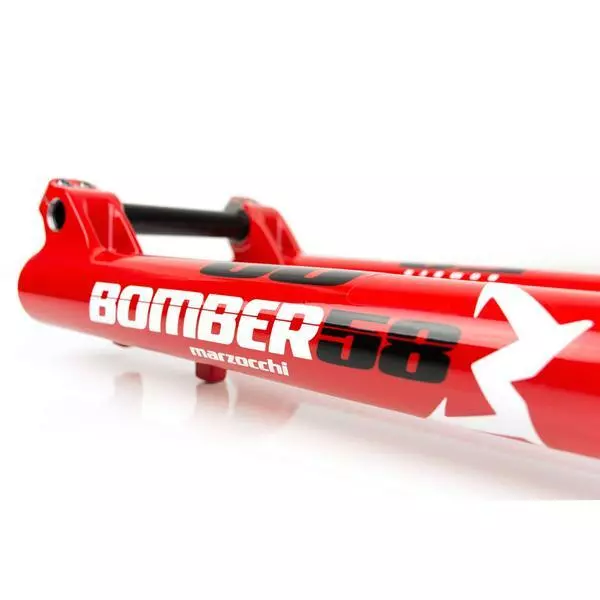 Forks / Accessories Marzocchi Bomber 58 27.5" Gloss Red Down Hill Fork 2 Forks / Accessories Marzocchi Bomber 58 27.5" Gloss Red Down Hill Fork