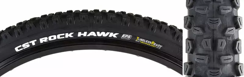 CST Rock Hawk Tubeless Folding Tire 27.5" Tires 1 CST Rock Hawk Tubeless Folding Tire 27.5" Tires