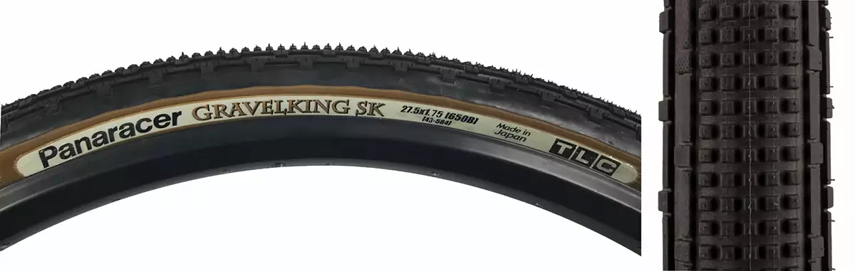 Panaracer Gravel King SK Tubeless Folding Tire 27.5 650b 4 Panaracer Gravel King SK Tubeless Folding Tire 27.5 650b