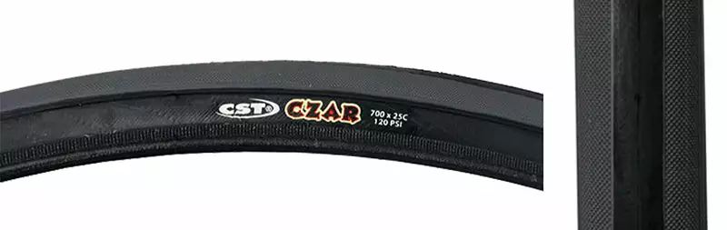 Tires CST Premium CZAR Dual Compound Tire Wire Bead 700c 1 Tires CST Premium CZAR Dual Compound Tire Wire Bead 700c