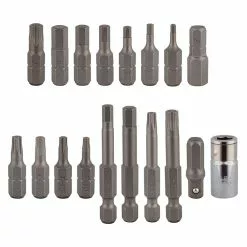 Pedros Hex Bit Set II Tools 18pcs