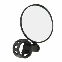Evo Look Back Round Bike Rear View Mirror Mirrors/Bells
