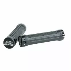 Renthal Ultra Tacky Traction Lock On Grips W Clamps Gray Grips & Road Tape