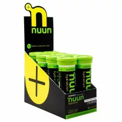 Nuun Energy Electrolytes W/ Caffeine Tabs Box Of 8 Tubes Nutritionals