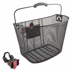 Sunlite QR Basket W/Bracket 22.2/25.4mm