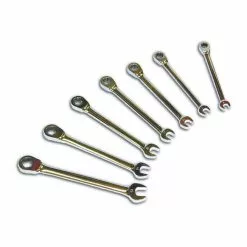 Tools Pedros Ratcheting Combo Wrench Set 8 Piece Tool Set