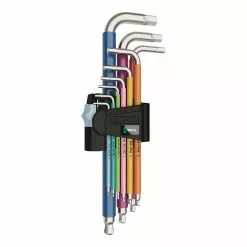 Wera Bike Tools Wera Bicycle Multicolor L-Key Hex Wrench Set Tool 9 Piece 3950 SPKL Tools