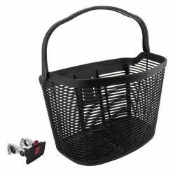 Sunlite HD QR Plastic Basket W/Handle & Alloy Bracket 22.2/31.8mm