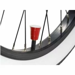 Red Cup Living Bike Tube Schrader Valve Caps
