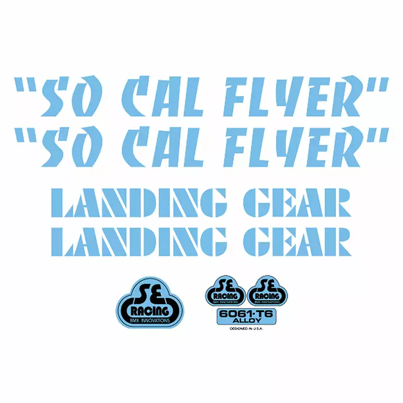 SE Bikes Decal Sticker Set BMX 9 SE Bikes Decal Sticker Set BMX