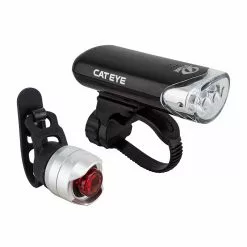 Cateye HL-EL135N Front & ORB Rear Combo Light Set