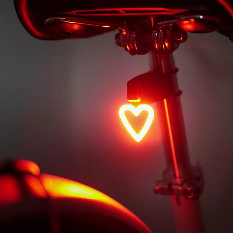Lights Sunlite Heart Throb USB Taillight 1 Lights Sunlite Heart Throb USB Taillight