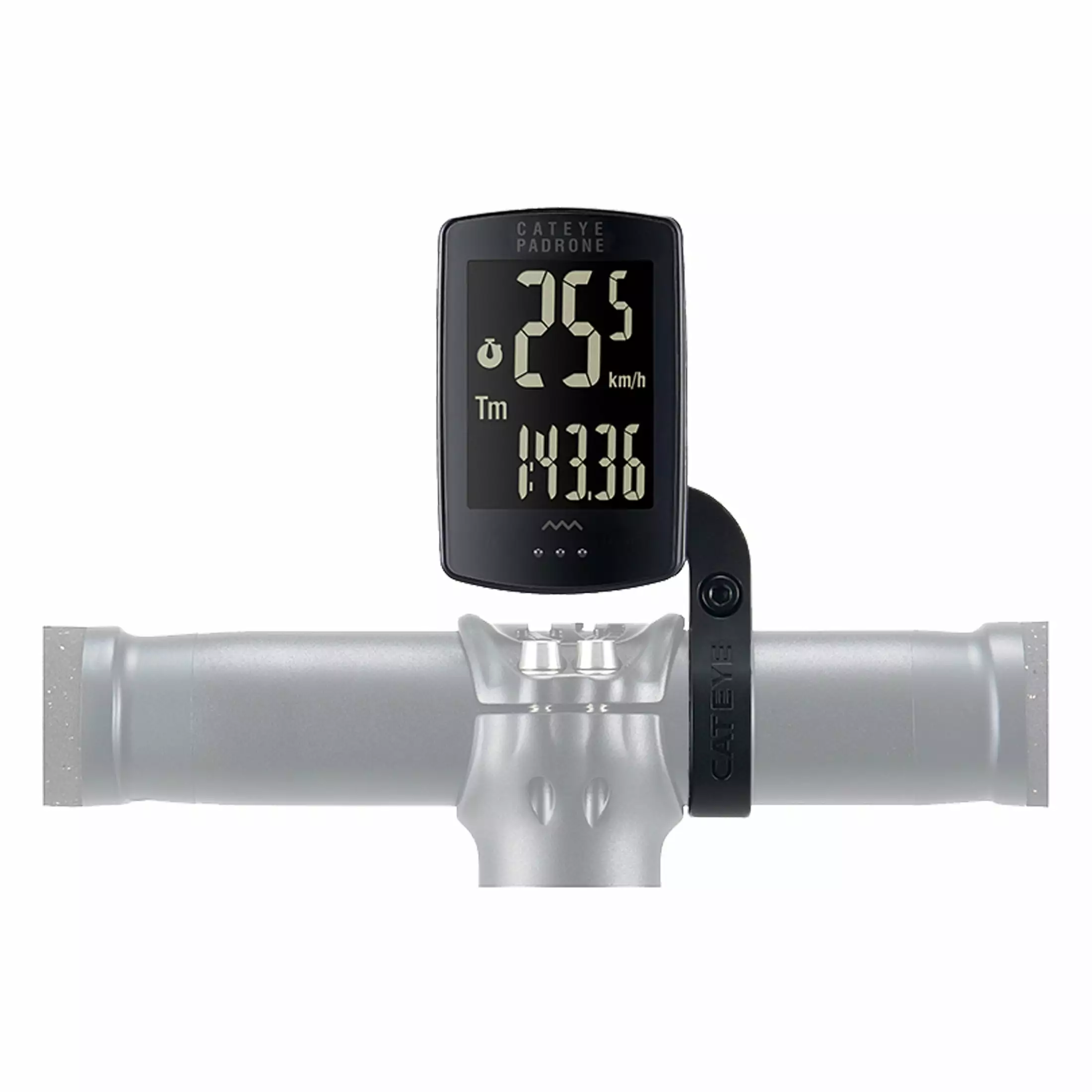 Cateye Padrone Stealth W/Bar Mount Bracket Wireless Cycling Computer 2 Cateye Padrone Stealth W/Bar Mount Bracket Wireless Cycling Computer