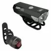 Cateye AMPP100 HL-EL041RC/TL-LD160 Front & Rear Combo Light Set Lights