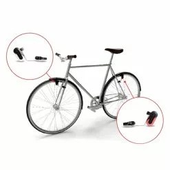 Reelight City Supreme Battery Free Bike Combo Light Set