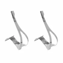 Zefal Classic Steel Toe Clips Silver