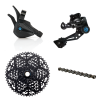 Box Components Box Three Prime 9 Speed X-Wide 11-50T Multi Shift Groupset Kit Cassettes