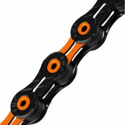 KMC X11SL DLC 11 Speed Chain 116 Links Black/Orange