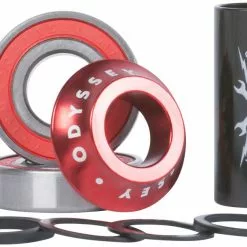 Bottom Brackets Odyssey Sealed Bmx Bottom Bracket 19mm Red