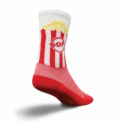 Sock Guy Popcorn Socks 6" 1 Sock Guy Popcorn Socks 6"