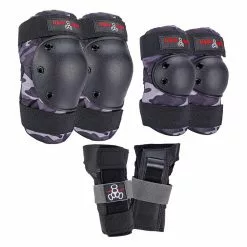Triple Eight JR Youth Saver Series Pads 3-Pack Elbow/Knee/Wrist BMX