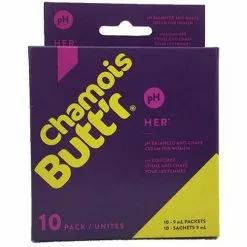 PaceLine Skin Care Chamois BUTT'R Her Womens Skin Cream Box Of 10 .30oz.