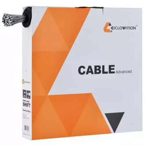 Ciclovation Advanced Shifter Cables Slick Zink Box Of 100 1 Ciclovation Advanced Shifter Cables Slick Zink Box Of 100