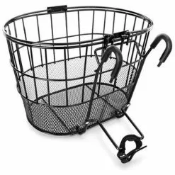 ColorBasket Oval Mesh Bottom Lift-Off Front Bike Basket