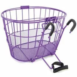 ColorBasket Oval Mesh Bottom Lift-Off Front Bike Basket