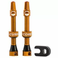 CushCore 2 Air Tubeless Valve Set Pair Tubes / Accessories