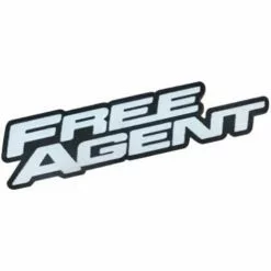 T-Shirts Free Agent Iron On Patch